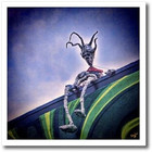 Ht_56006_1 Foil Alien Rooftop Blue Iron On Heat Transfer For White Material  8 B