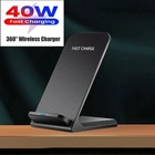 40w Fast Wireless Charger Stand Dock Pad For Apple Iphone 12 13 14 15 16 Pro Max