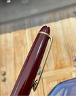 Montblanc Meisterst  ck 163 Burgundy Gold Rollerball Pen-special Edition 2025