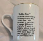 Elvis Mug  50th Anniversary   teddy Bear  Nostalgia Collectibles  1985