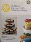 Unopened Wilton Silver Cardboard Treat Stand 3 Tier
