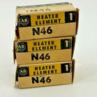 Lot Of 3 New Ab Allen Bradley N46 Overload Relay Heater Elements