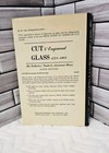 Price Guide Cut   Engraved Glass Book 1771-1905 Dorothy Daniel 1967 6th Edition 