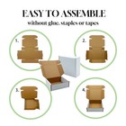White Shipping Boxes 9x5x2 Inch 50 9 X 5 X 2 Inches -wt -50p 