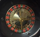 Vintage Tabletop Roulette Wheel Plastic With 2 Balls 