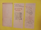 2 Vintage Checks And A Receipt - 1876  1961  1897 - Bundle  30