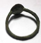 Ancient Byzantine Ring Bronze 1000ad   Original Certificate Of Authenticity