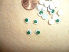 7 Mm Wiggle Eyes With Green Iris - 10 Pairs