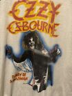 Vintage Original 1981 Ozzy Osbourne Diary Of A Madman Raglan Shirt Size Large