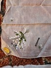 Vintage Bridal Embroidered Wedding Handkerchief Madeira 14750 14 5x14 5 Cocktail
