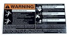Lincoln Electric 9sm16196 Decal-warning M16196 Sticker