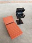 Vintage Fisher Price Kitchen Set Oven Fridge Dollhouse Furniture Toys 1970 s