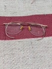 Antique Bausch   Lomb 12k Gold Filled Windsor Eyeglasses Spectacles Frame W Case