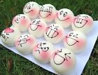 1 Pc Random Jumbo Blush Bun Squishy Charms Cellphone Soft Bread Charms Bread