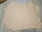 2-3oz Full Grain Natural Vegetable Tanned Sheep Skin Leather Panel Sheet 7 Sqf