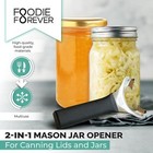 2-in-1 Mason Jar Opener For Canning Lids - Lifts Vacuum Attached Lid   Preser   