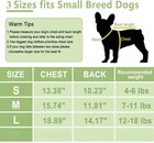 2 Pack Dog Sweater With Leash Ring Winter Warm Pet Sweater Thick Clothes Coat