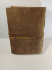 Vintage Leather Journal Handmade Blank Diary Sketchbook With Key Closure Prop