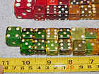 Mixed Lot Of 109 Vintage Dice - Casino Board Game Various Sizes