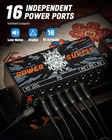 Strich 16-way Pedal Power Supply 9v 12v 18v 100-300ma Noiseless With 5v Usb Port