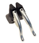 Campagnolo Athena Brake Levers Pair Black Hoods Aero 80 s 90 s Nos New Oem