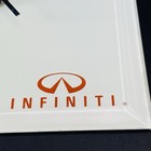 Infiniti Cars Logo Clock Wise Beverly Hills Usa Beveled Glass Wall Clock 1991