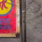 Vintage Quality Ok Used Cars Old Us Gasoline Oil Gas Pump Enamel Porcelain Sign