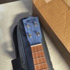 Martin Ox Uke Bamboo Soprano Ukulele With Case Blue