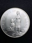 Girl Scouts 50th Anniversary 1912   1962   silver  medal So-called Dollar 16 7 Gr