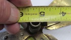 Antique  Brass 16    Unknown Maker Oscillating Fan Replacement Part 4 Blade Lot A