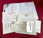 1952 Coca-cola Hart Uniforms Columbus Ohio Folder Order Forms Envelope