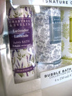 Crabtree   Evelyn Signature Bubble Bath Collection 4x250ml Lavender Verbena Rose