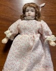 Antique Miniature Bisque Victorian Dollhouse Doll 5in 