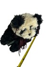 Vintage We  b  Bears Artist Panda Teddy Bear 12 In Lay Down Glass Eyes Jointed