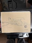 Jack Kirby Superman Original Style Sketch Art Signed Framed Dc Comics No Coa