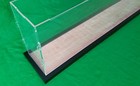 32 l X 16 w X 12 h Display Case With 3 16  Thick Acrylic Black Wood Frame Base