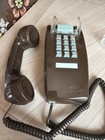 Cortelco 255445-vba-20m Brown Wall Phone Retro Push Button Landline Made In Usa