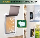 3-flap Large Dog Door Replacement Flap Compatible Petsafe Freedom Doggie Doors 