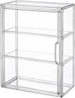 3 Tiers Clear Acrylic Figures Display Case Storage Organizers Box Magnetic Door