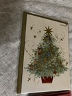 Papyrus Lot Of 6 Christmas Holiday Cards  Sparkle Embellished Stones Pretty