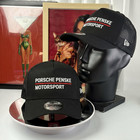 Porsche Penske Motorsport Embroidered Trucker Hat  New Era 9forty Mesh Back