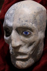 Anatomical College Science Death Mask Painted Cabinet Curiosities Medical Skull