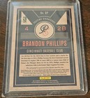 2013 Panini Americas Pastime Signatures  10 Brandon Phillips Auto