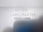 Labelmaster Slidemaster Placard Split Holder 80-sm Anodized Aluminum For Trucks