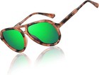Retro Vintage Polarized Sunglasses Classic Aviator Sunglasses For Women Men
