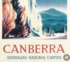 Canberra Australia 1940 National Capital Vintage Poster Print Travel Tourism Art