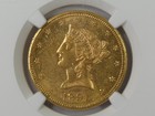 1891-cc Usa Carson City Gold  10 Eagle Liberty Head With Motto Ngc Au 58