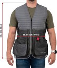 Allen 7911 Competitor Shooting Vest Men   s Xl 2xl Gray Mesh Nwt