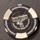 Hd Hamburg-nord sud   Germany    black white  Harley Davidson Poker Chip