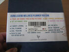 New Legend Wellness Planner 6 Month Journal Daily Calorie Tracking Activity Log